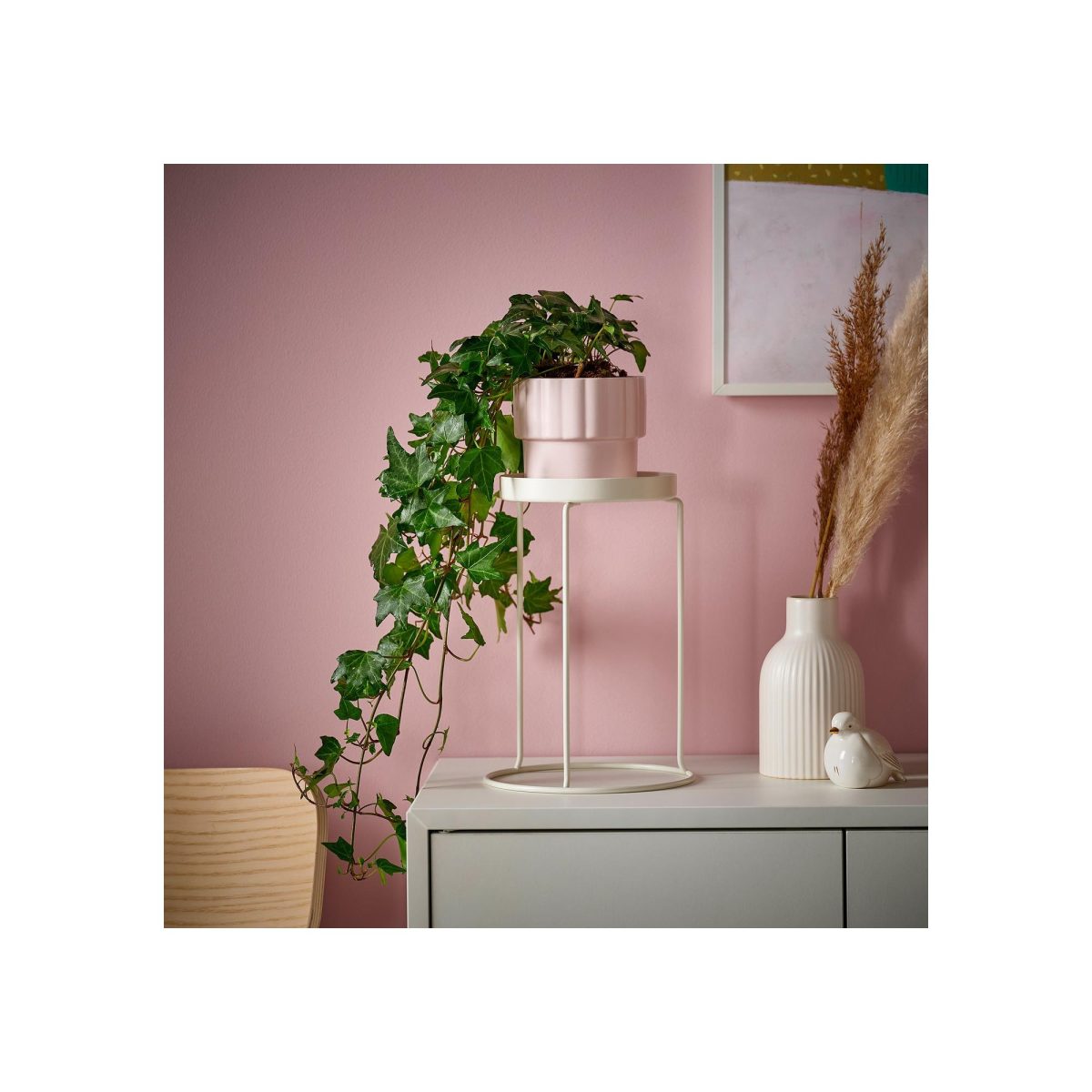 Çiçeklik, Beyaz, 26 cm, İç-Dış Mekan – 2. görsel