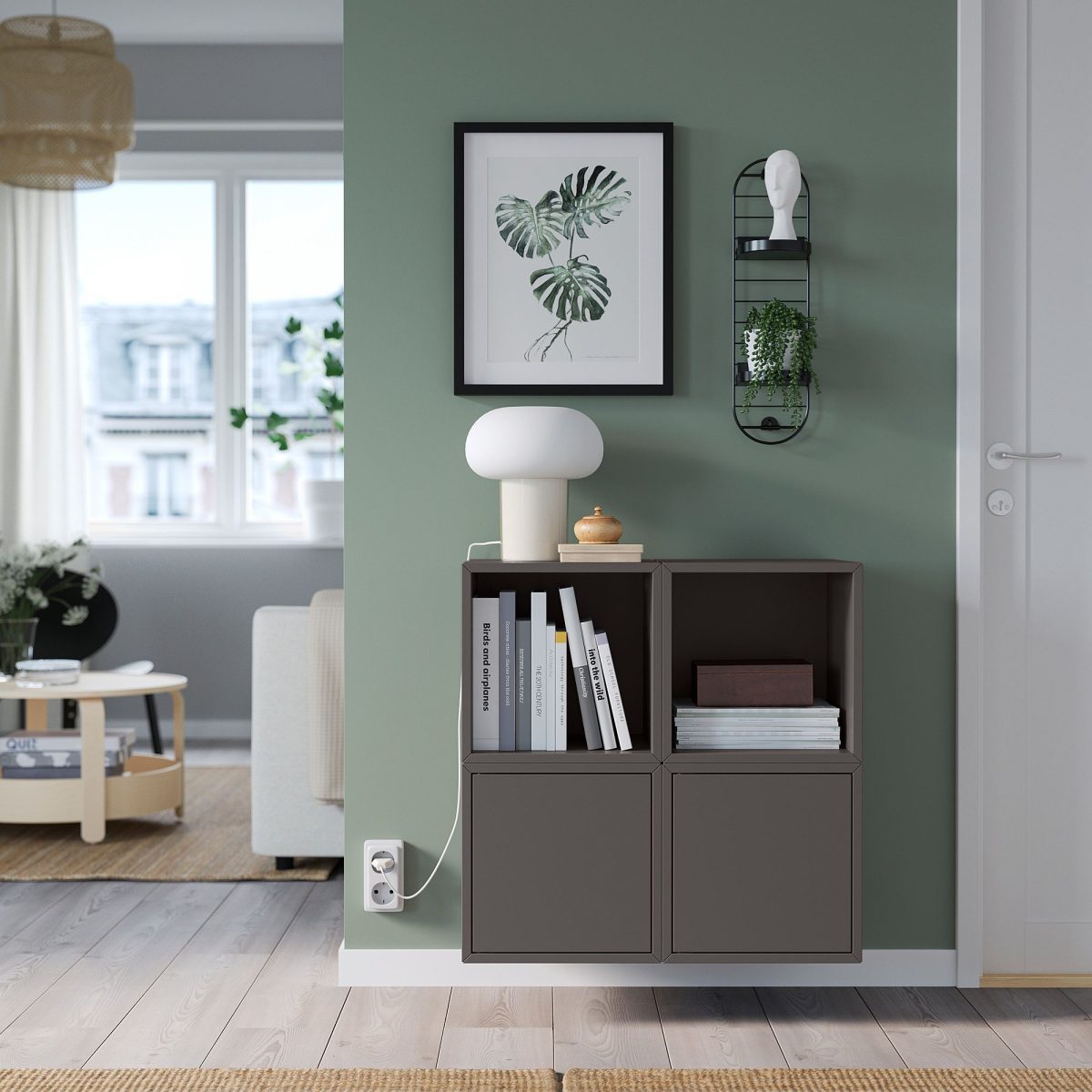 Çiçeklik, Siyah, 54 cm, İç Mekan Kullanım İçindir – 4. görsel