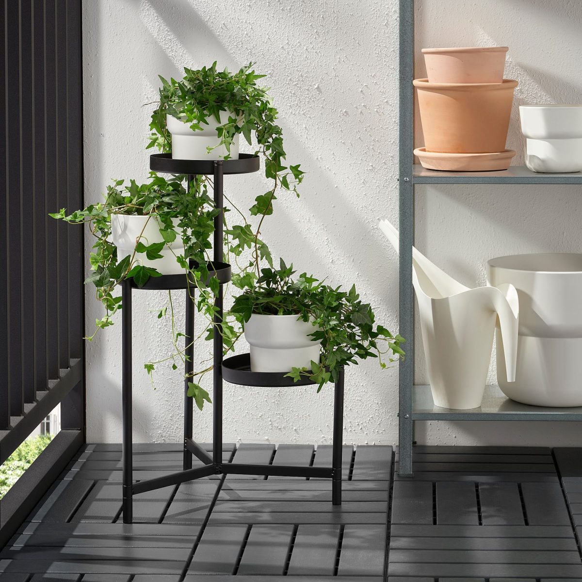 Çiçeklik, Siyah, 58 cm – 4. görsel