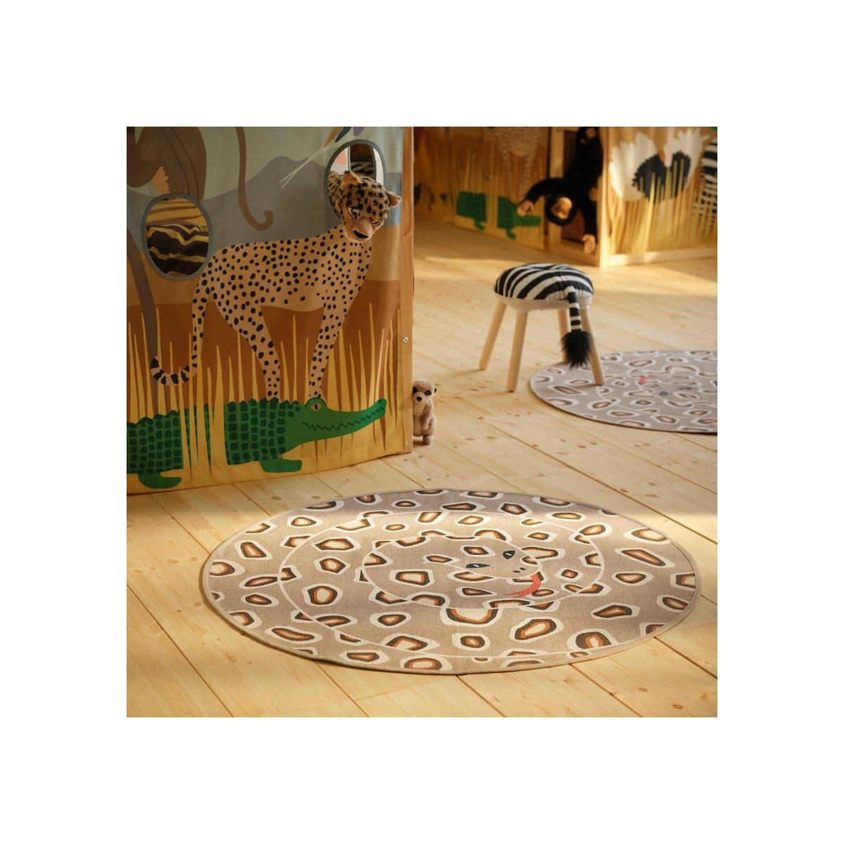 Çocuk Halısı, Açık Kahverengi, 100 cm – 2. görsel