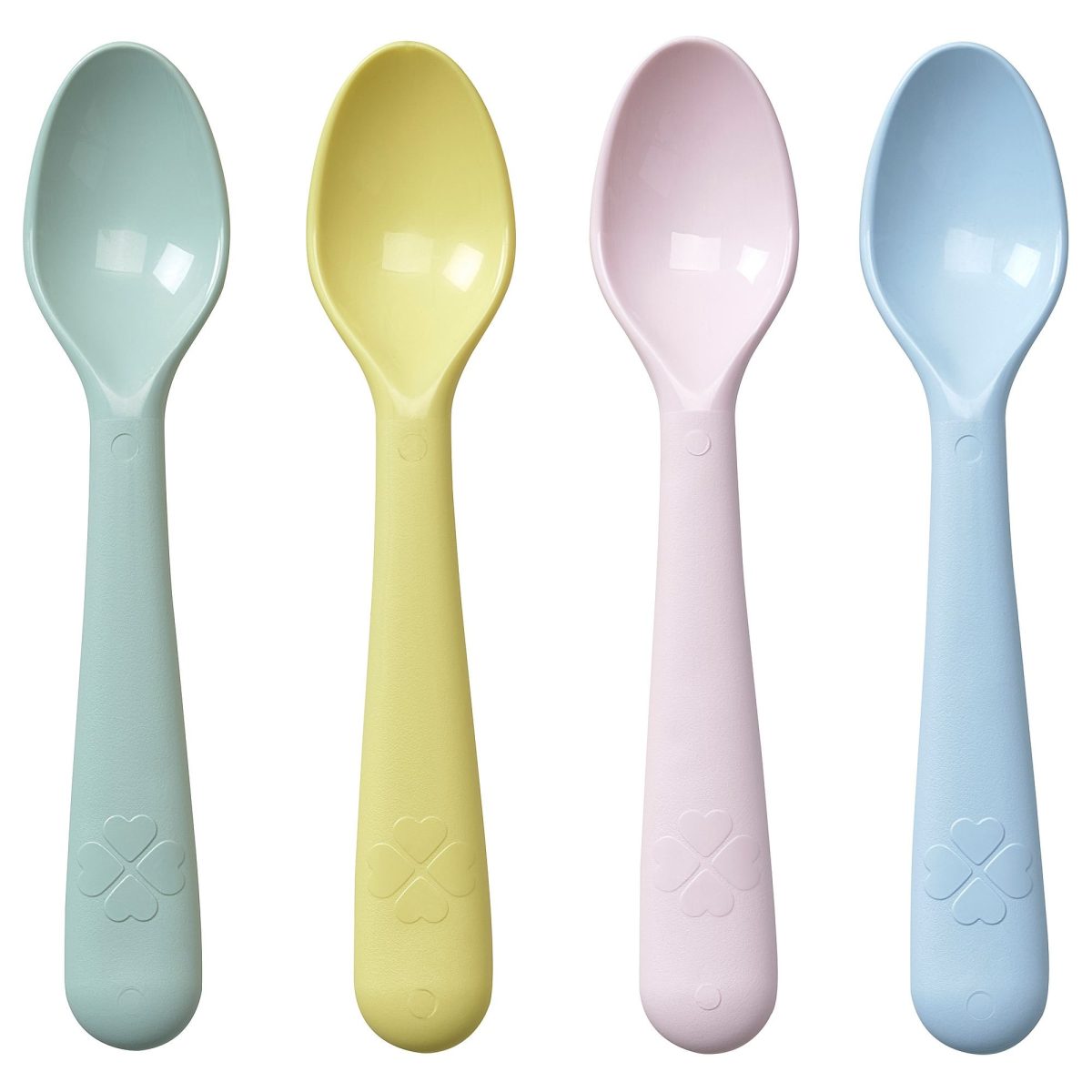 Çocuk Kaşık Seti, Pastel Tonlar, 4 adet