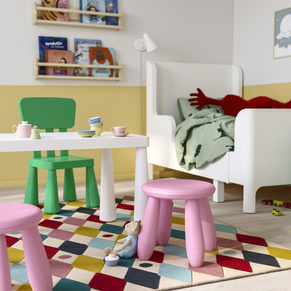 Çocuk Taburesi, Pembe – 3. görsel