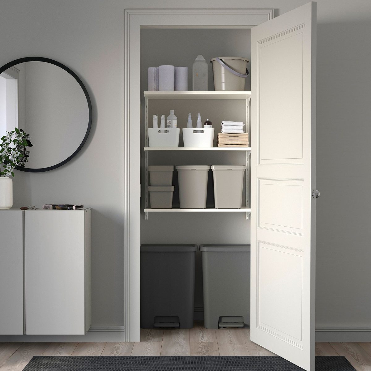 Çöp Kutusu, Koyu Gri, 50 lt – 2. görsel