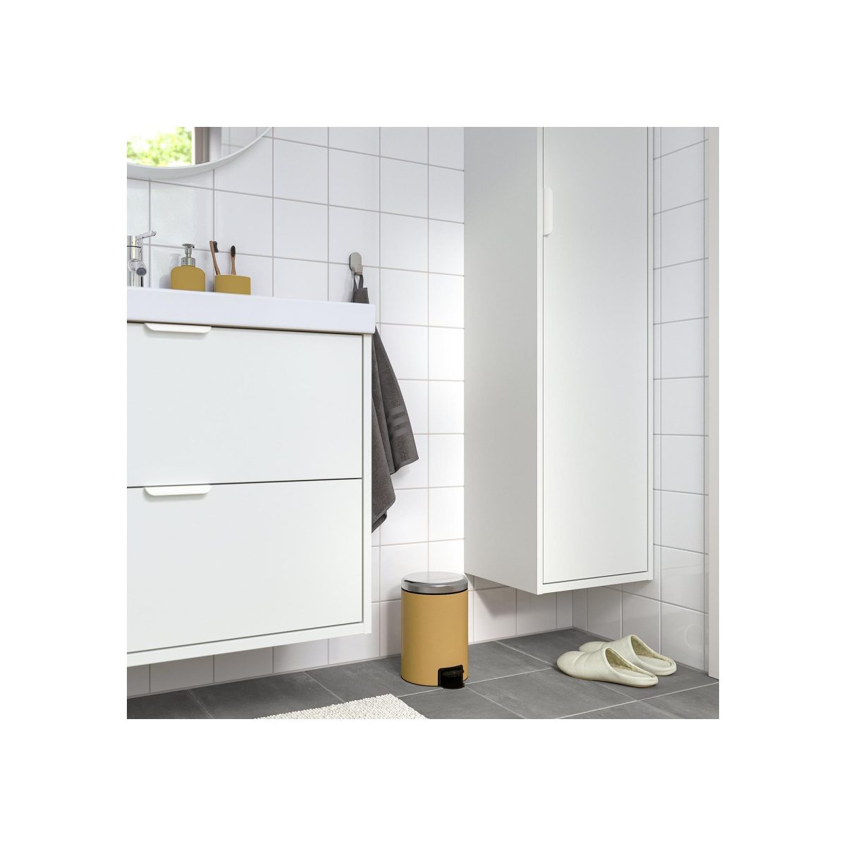 Çöp Kutusu, Koyu Sarı, 3 lt – 3. görsel