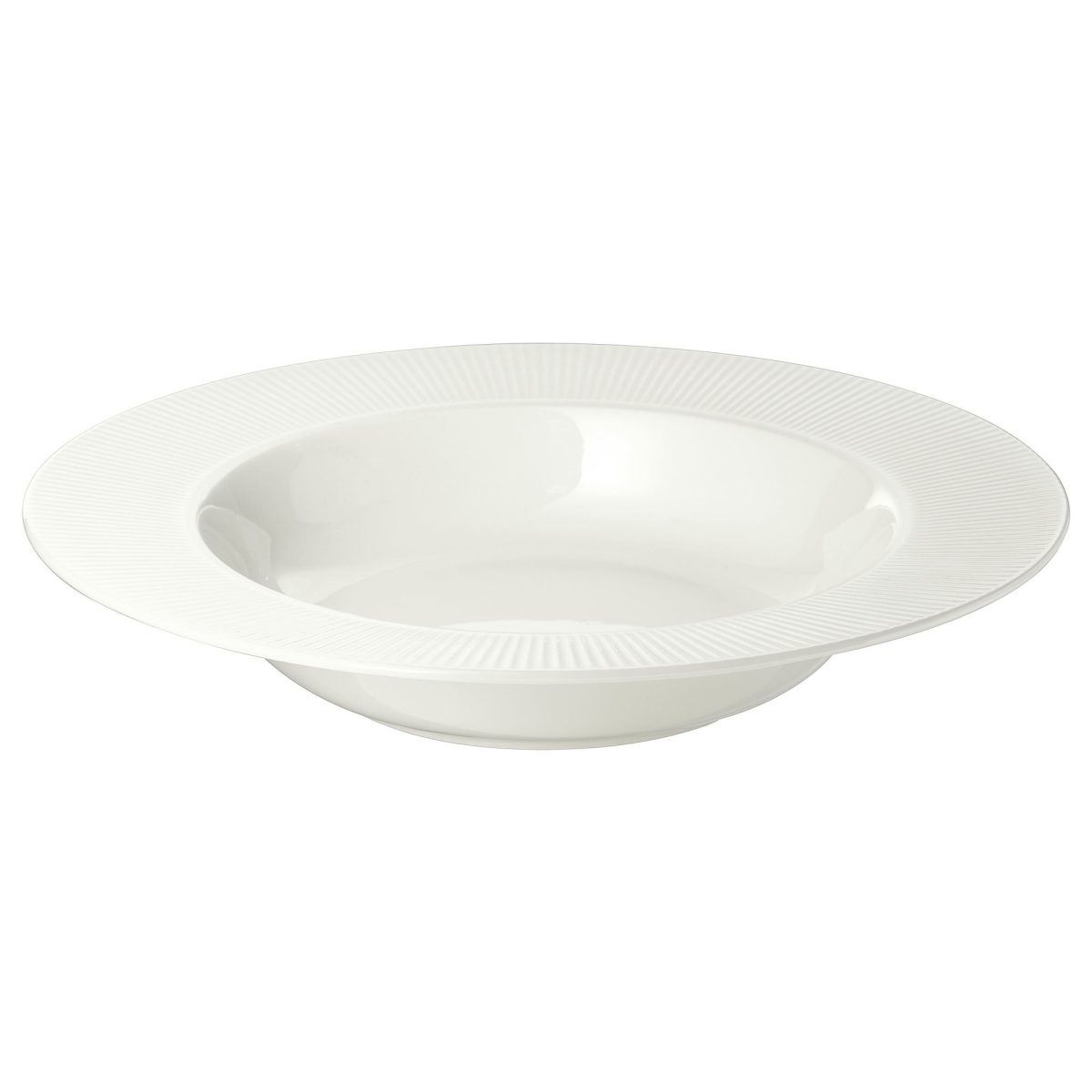 Derin Tabak, Beyaz, 24 cm