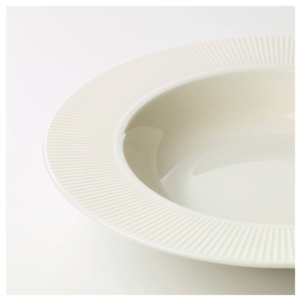 Derin Tabak, Beyaz, 24 cm – 2. görsel