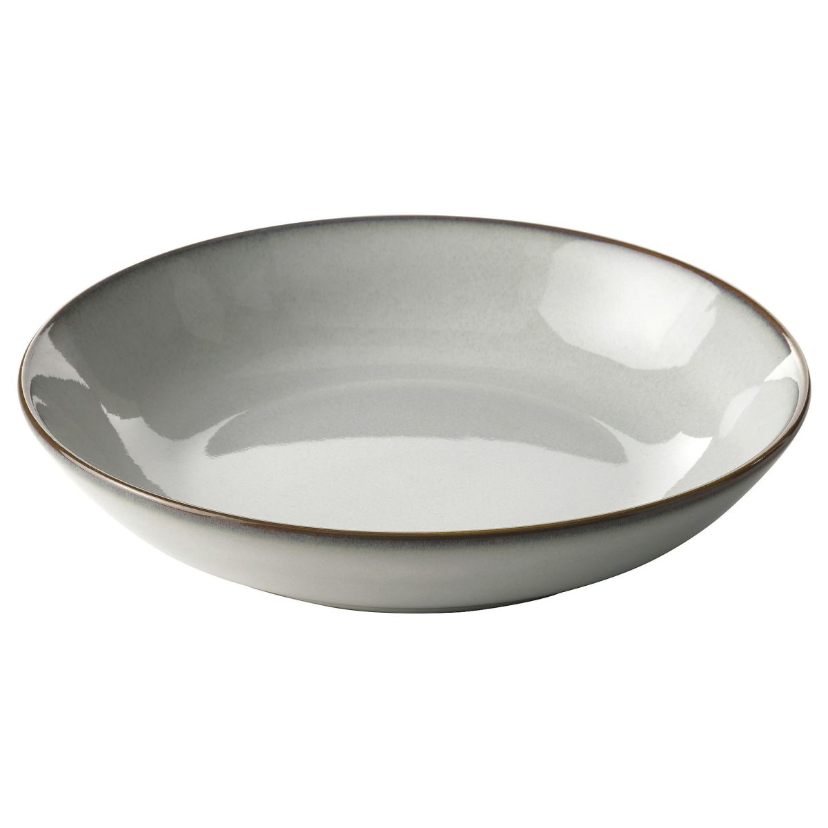 Çukur Tabak, Gri, 21 cm