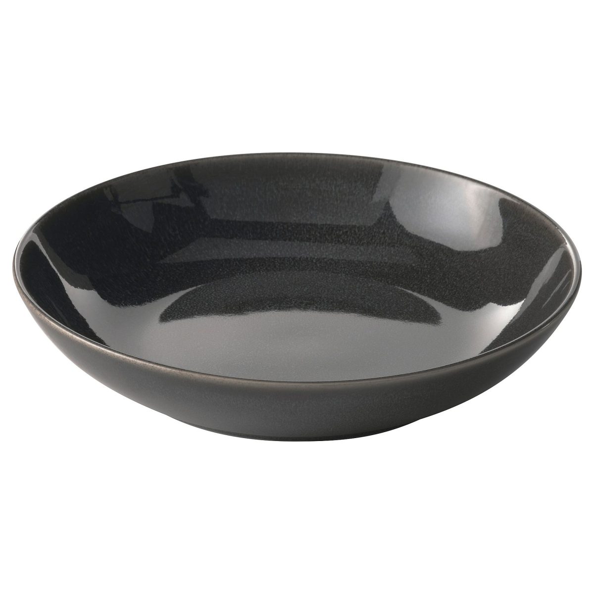 Çukur Tabak, Koyu Gri, 21 cm
