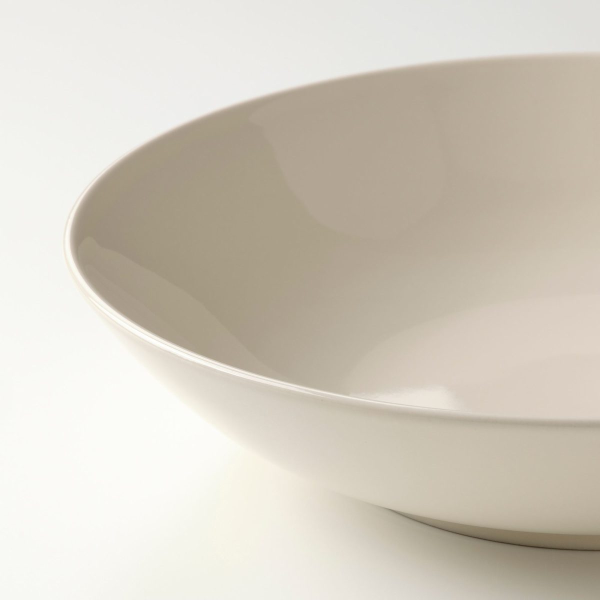 Derin Tabak Seti, Cilalı Bej, 23 cm, 4 adet – 2. görsel