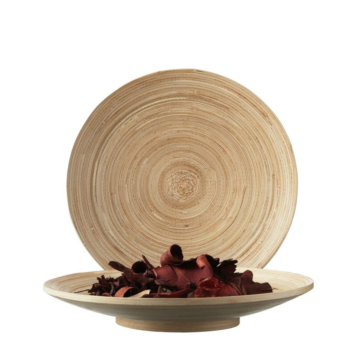 Dekoratif Tabak, Bambu, 30 cm – 4. görsel