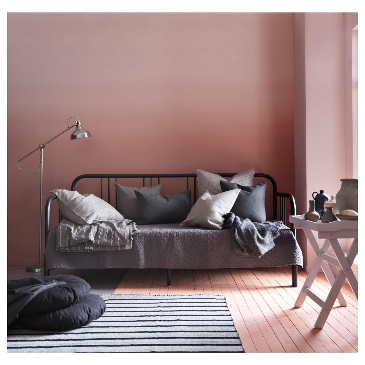 Divan, Siyah, 80x200 cm, Sert – 4. görsel