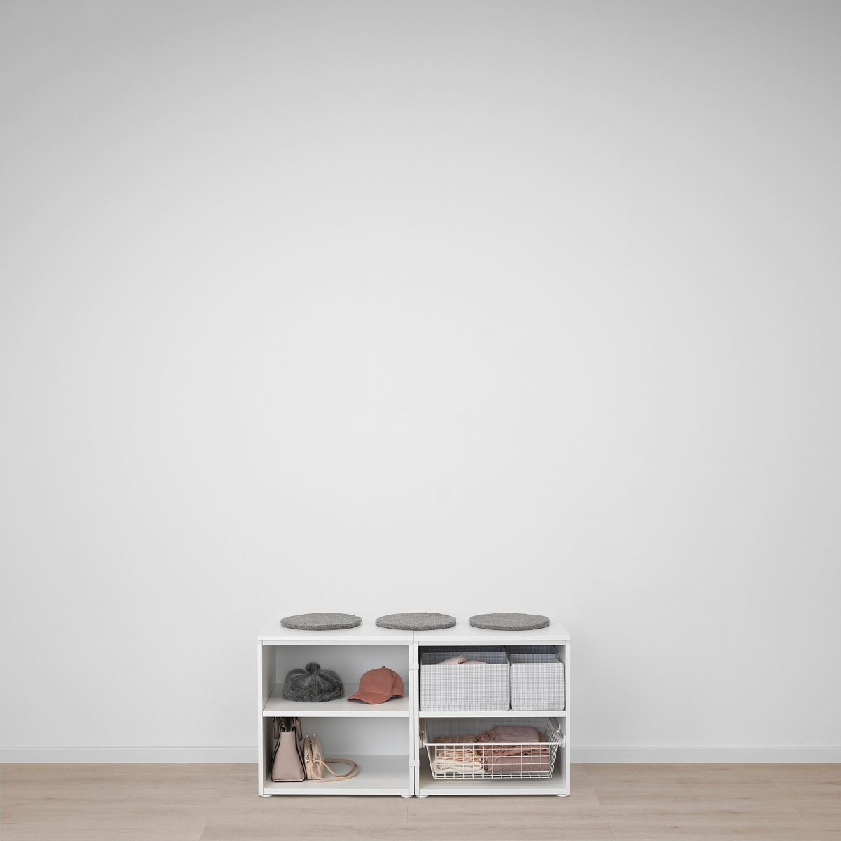 Dolap Sistemi, Beyaz, 120x57x63 cm – 3. görsel