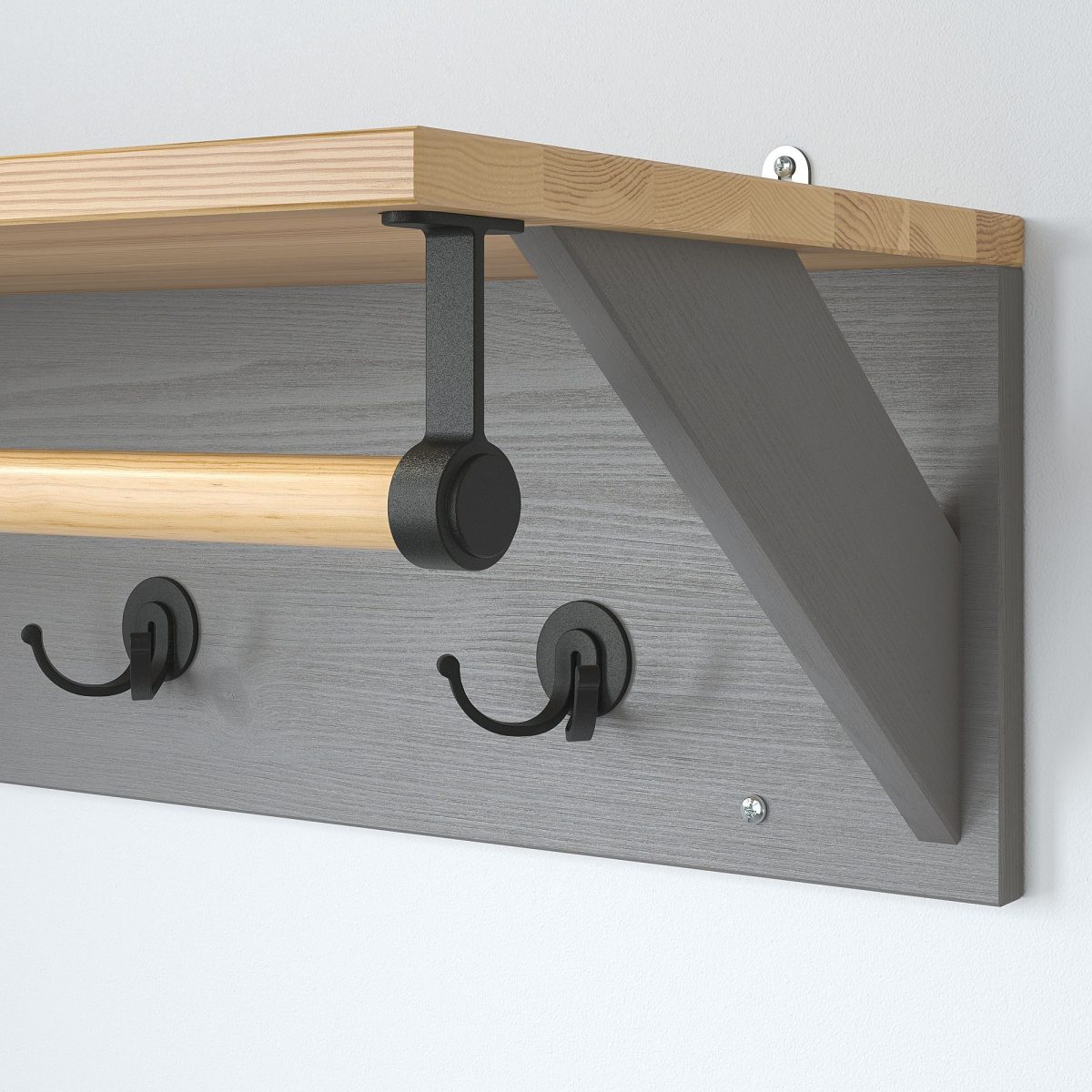 Duvar Askısı, Gri, 80 cm – 3. görsel