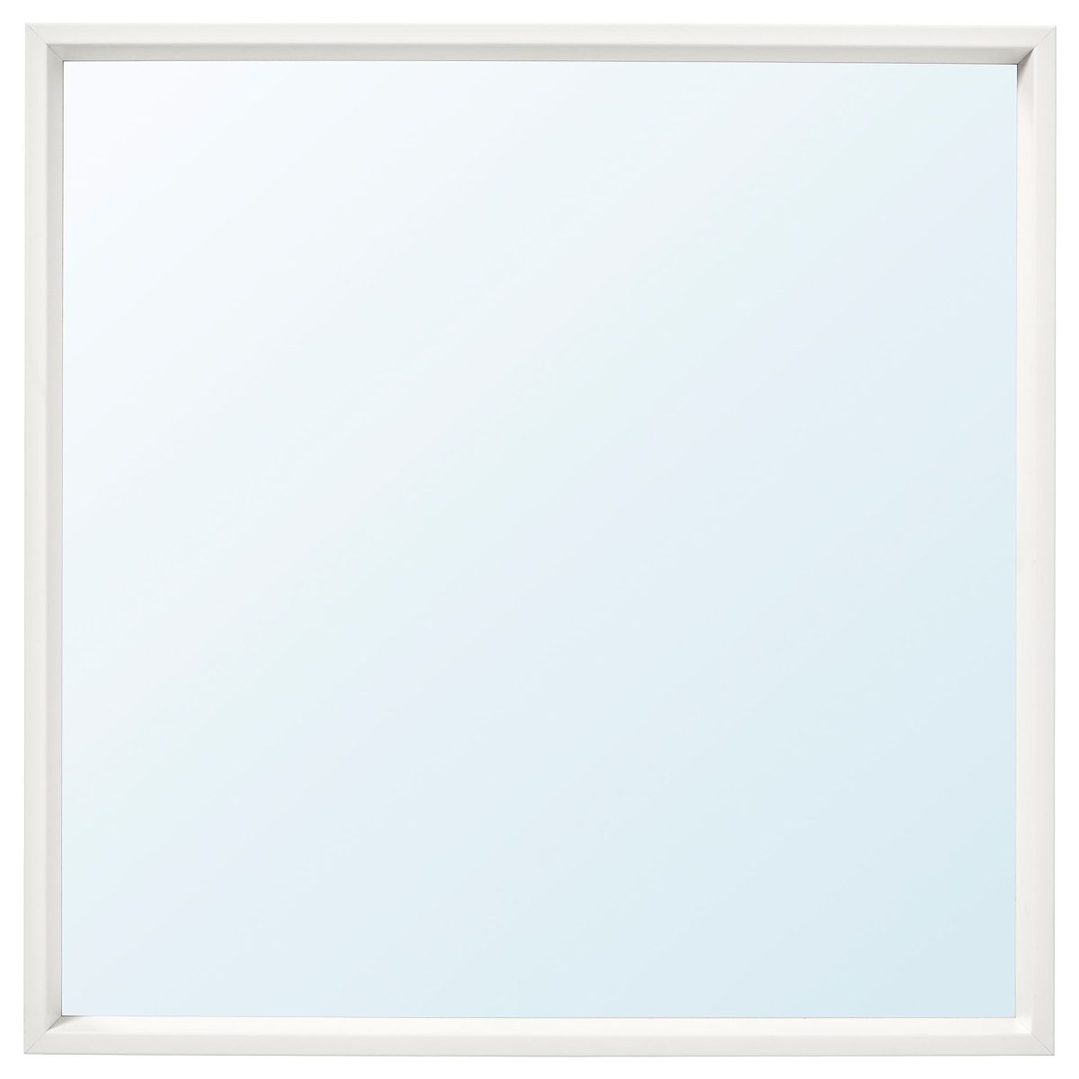 Duvar Aynası, Beyaz, 65x65 cm