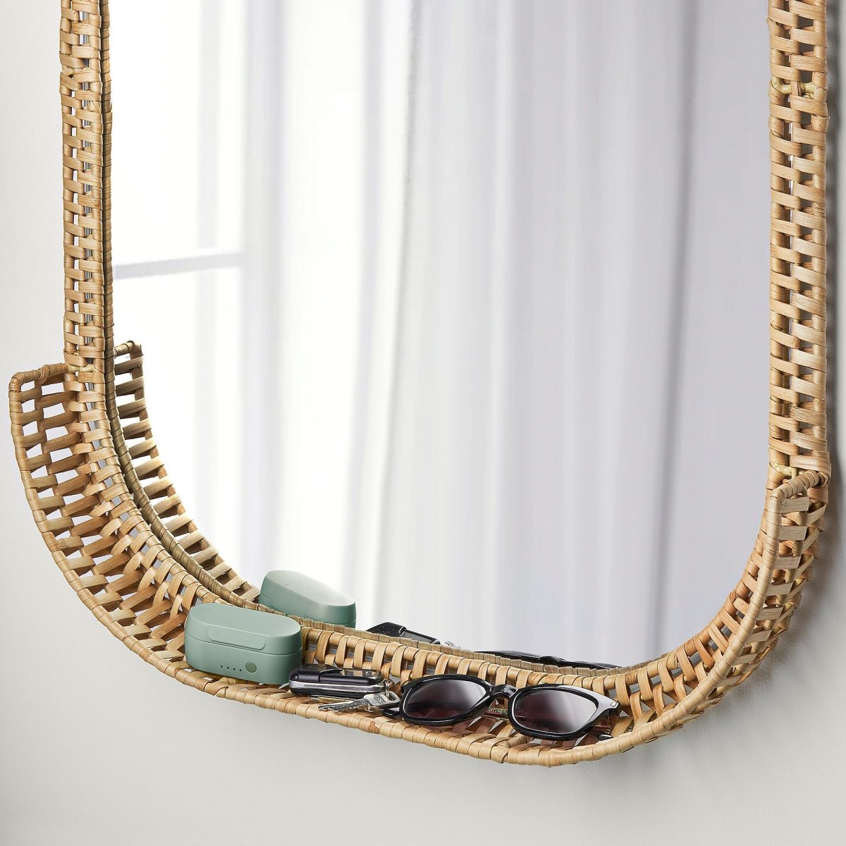 Duvar Aynası, Rattan, 53x76 cm – 4. görsel