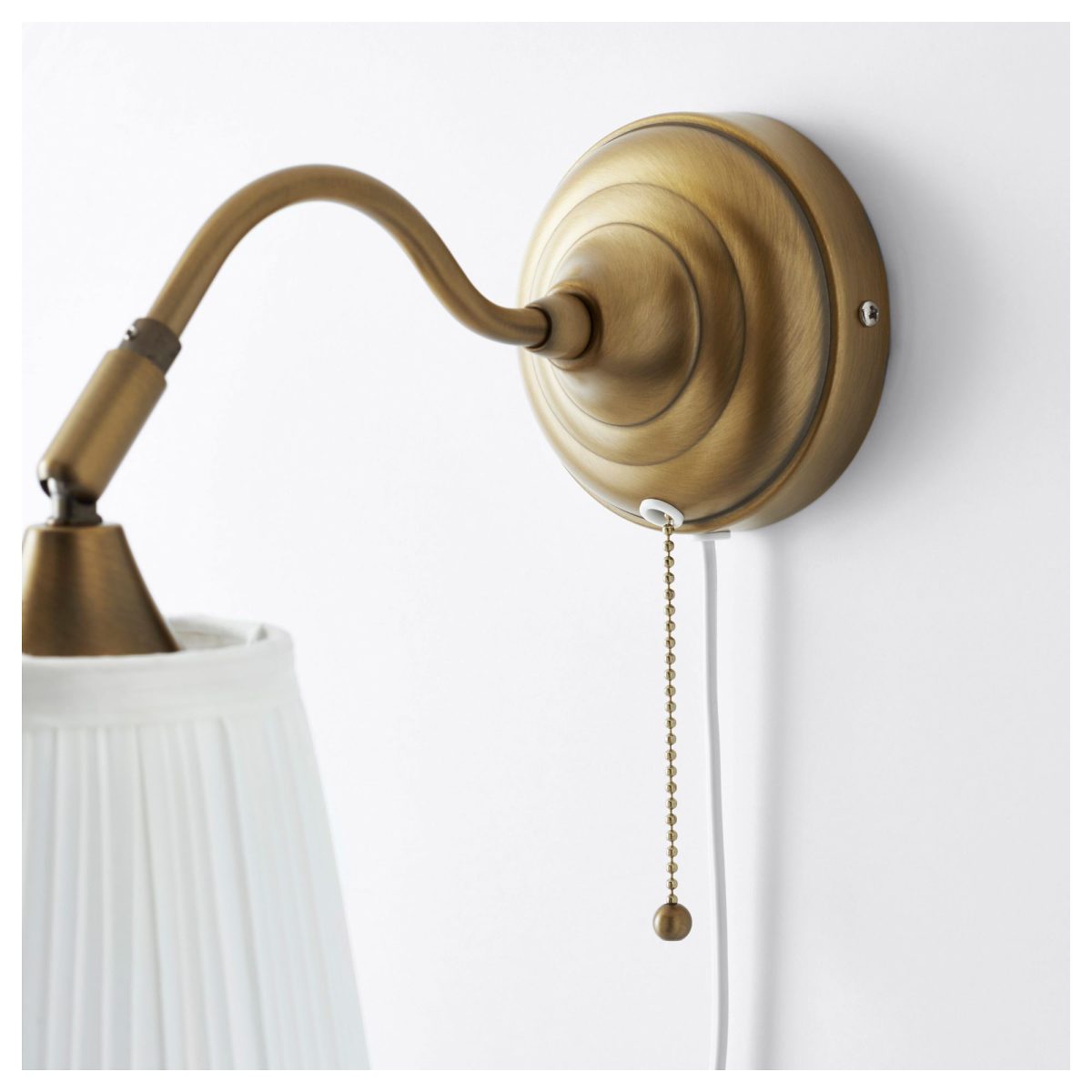 Duvar Lambası, Beyaz-Pirinç Rengi, 38 cm – 4. görsel