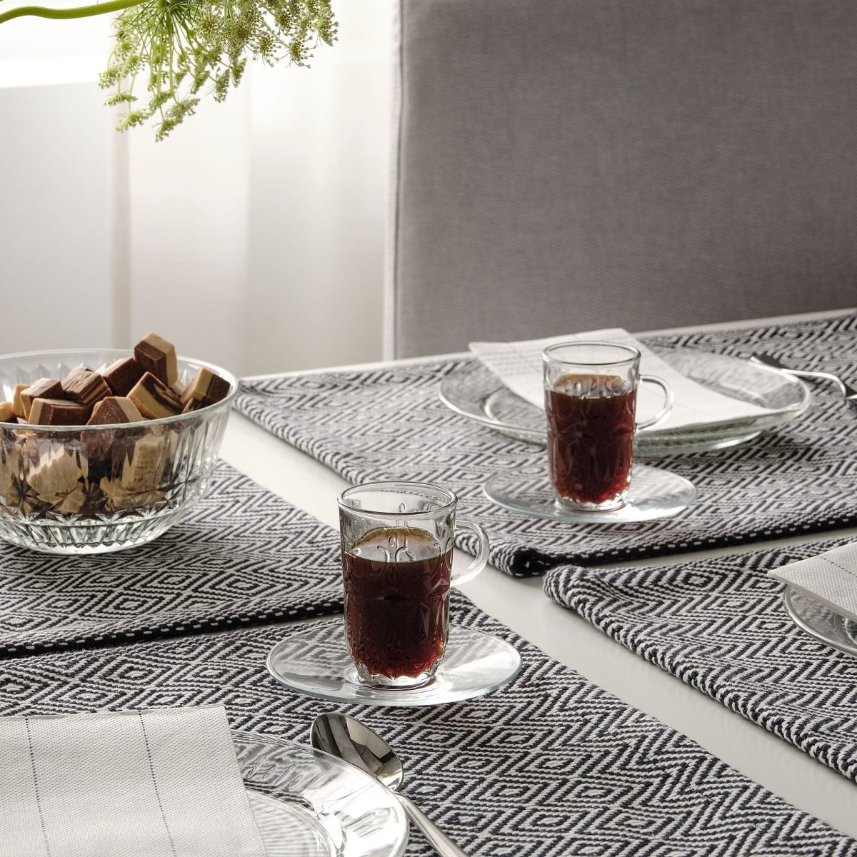 Fincan Takımı, Cam, 7 cl, 4 adet – 3. görsel