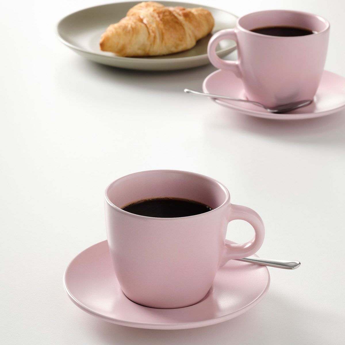 Fincan Takımı, Mat Açık Pembe, 25 cl, 4 adet – 3. görsel