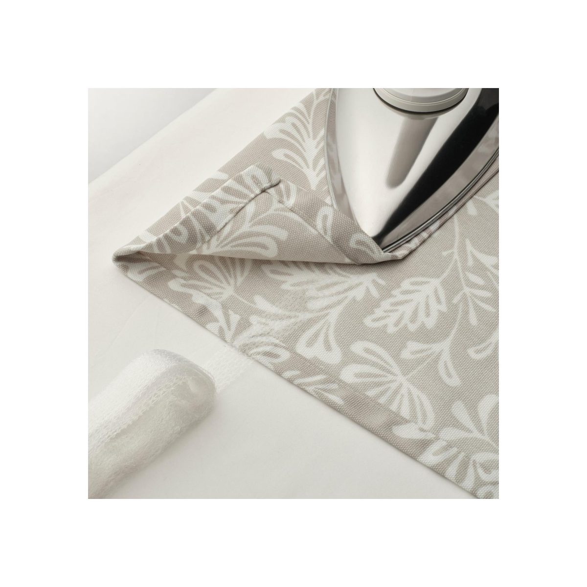 Fon Perde/2 Kanat, Açık Gri-Bej-Beyaz, 145x300 cm, Işık Filtreleyici, Polyester – 2. görsel