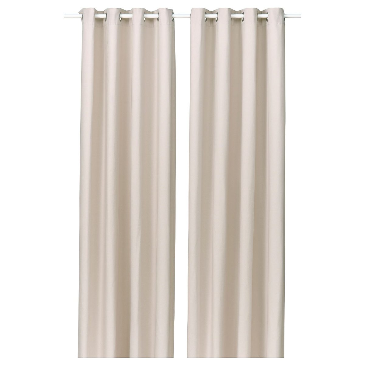 Fon Perde/2 Kanat, Bej, 145x300 cm, Işık Filtreleyici, Polyester