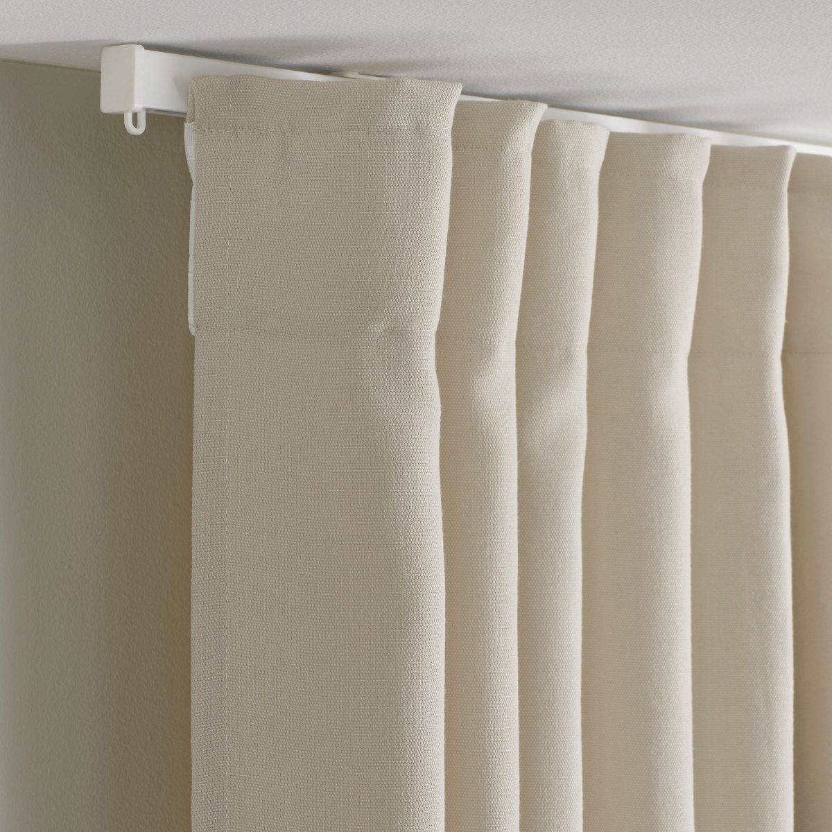 Fon Perde/2 Kanat, Bej, 145x300 cm, Işık Filtreleyici, Polyester – 4. görsel