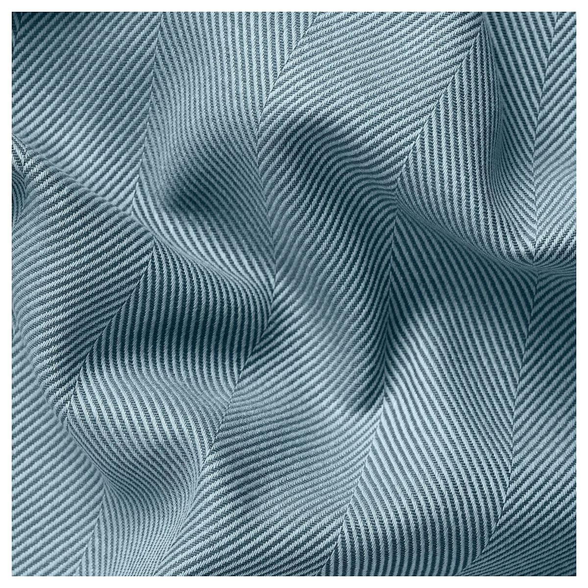 Fon Perde/2 Kanat, Mavi, 145x300 cm, Işık Filtreleyici, Pamuk – 2. görsel