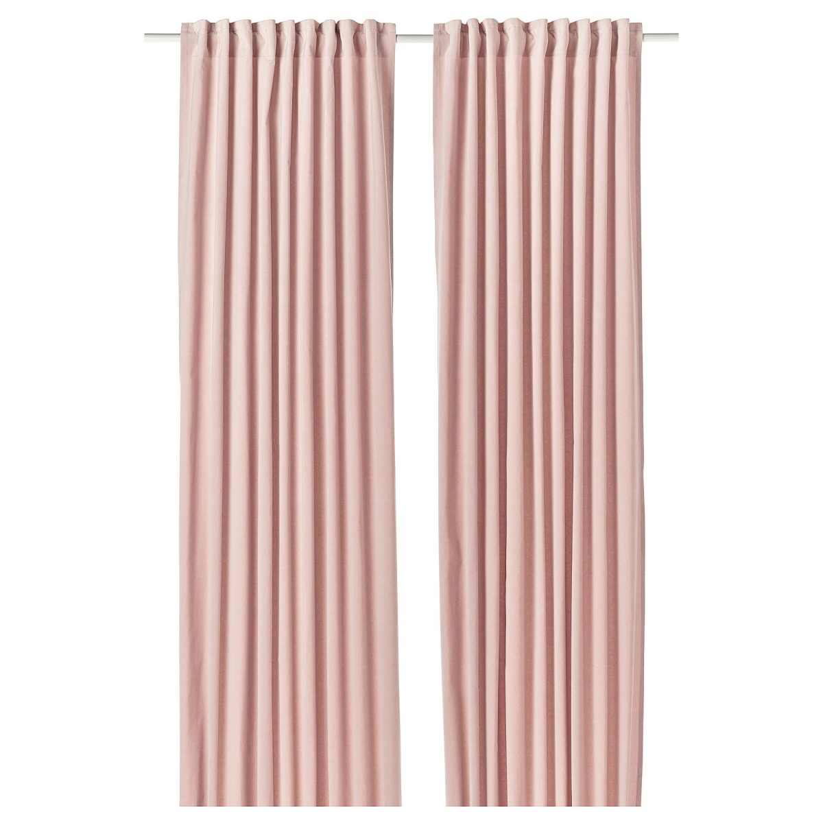 Perde/2 Kanat, Uçuk Pembe, 140x300 cm, Işık Filtreleyici, Pamuk