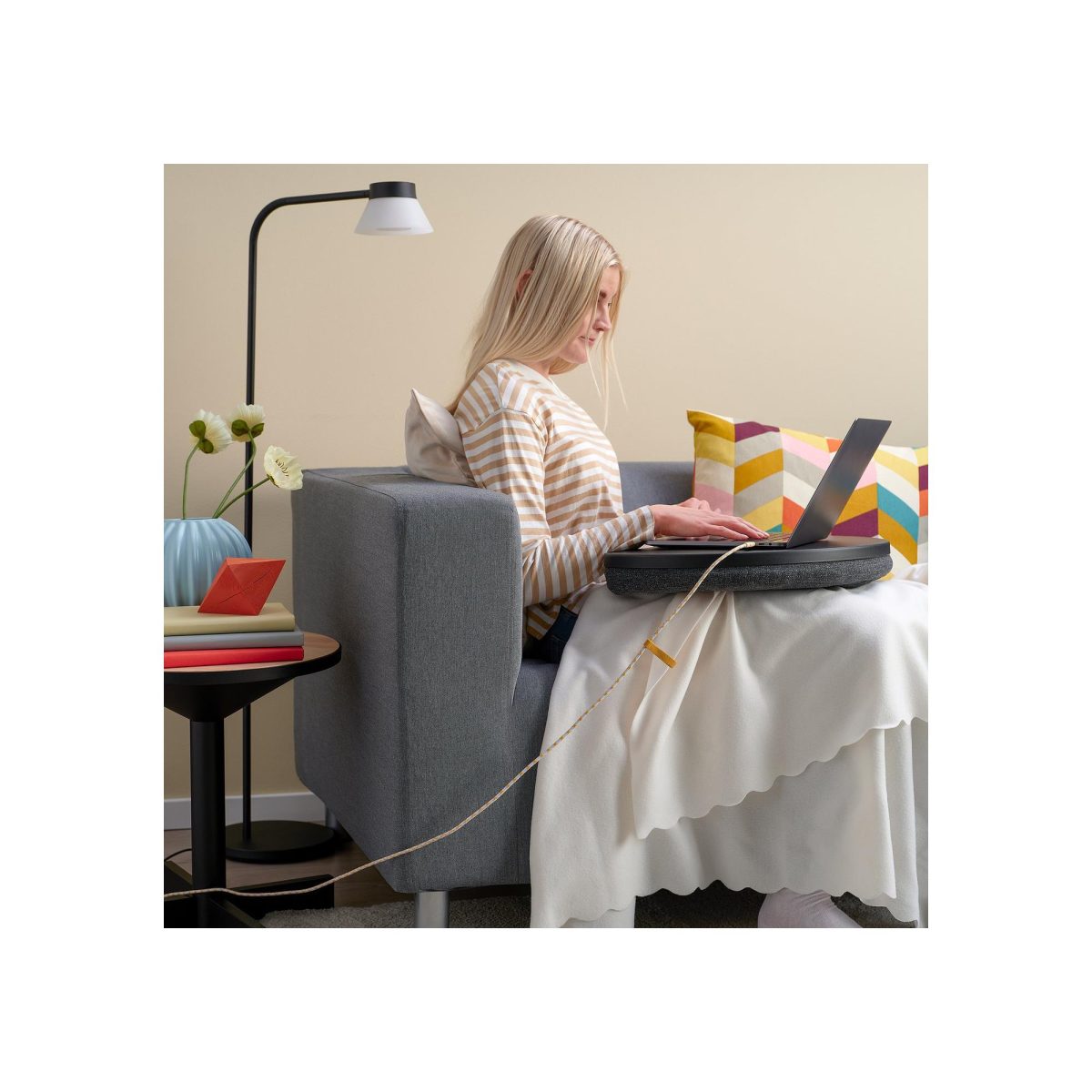 - Kablo, Bej-Mavi, 1.5 m/100 W – 3. görsel