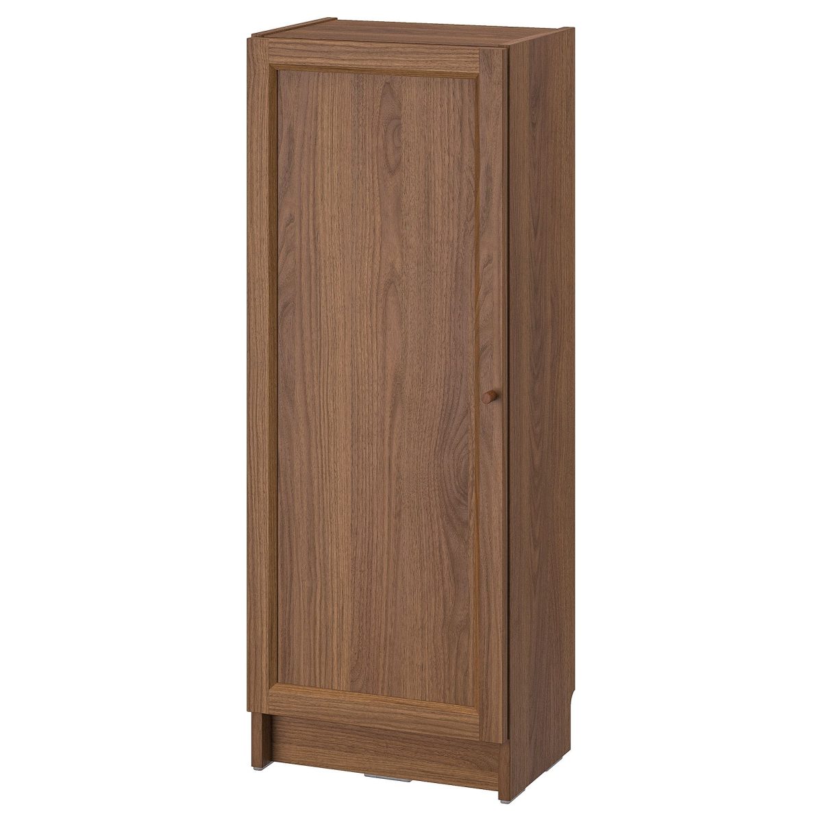 Kapaklı Kitaplık, Kahverengi Ceviz Görünüm, 40x30x106 cm