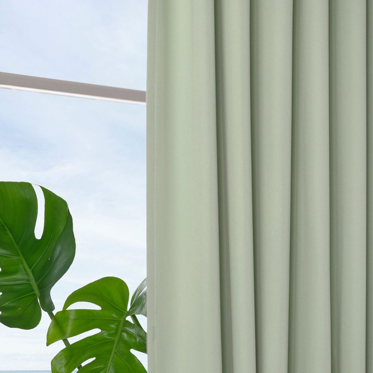 Karartma Perde, Yeşil, 210x300 cm, Polyester – 4. görsel