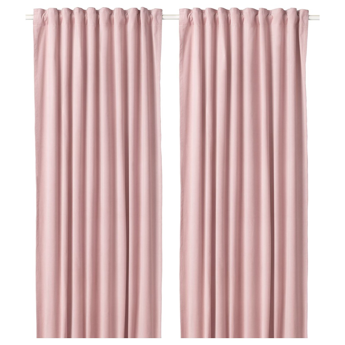 Karartma Perde/2 Kanat, Açık Pembe, 140x300 cm, Loş Işık, Pamuk