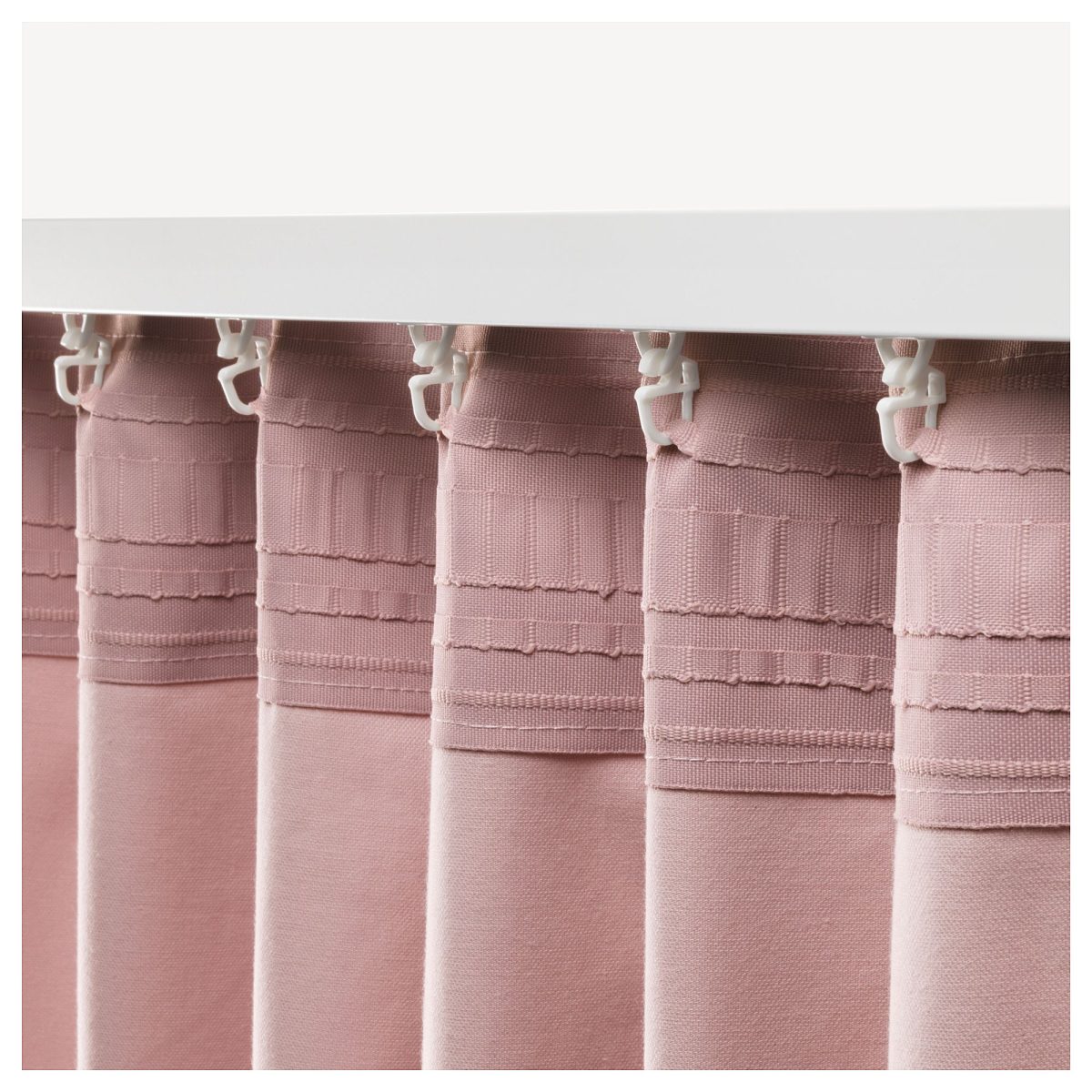 Karartma Perde/2 Kanat, Açık Pembe, 140x300 cm, Loş Işık, Pamuk – 3. görsel