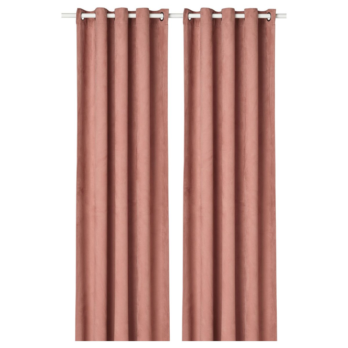 Karartma Perde/2 Kanat, Açık Pembe, 145x300 cm, Polyester