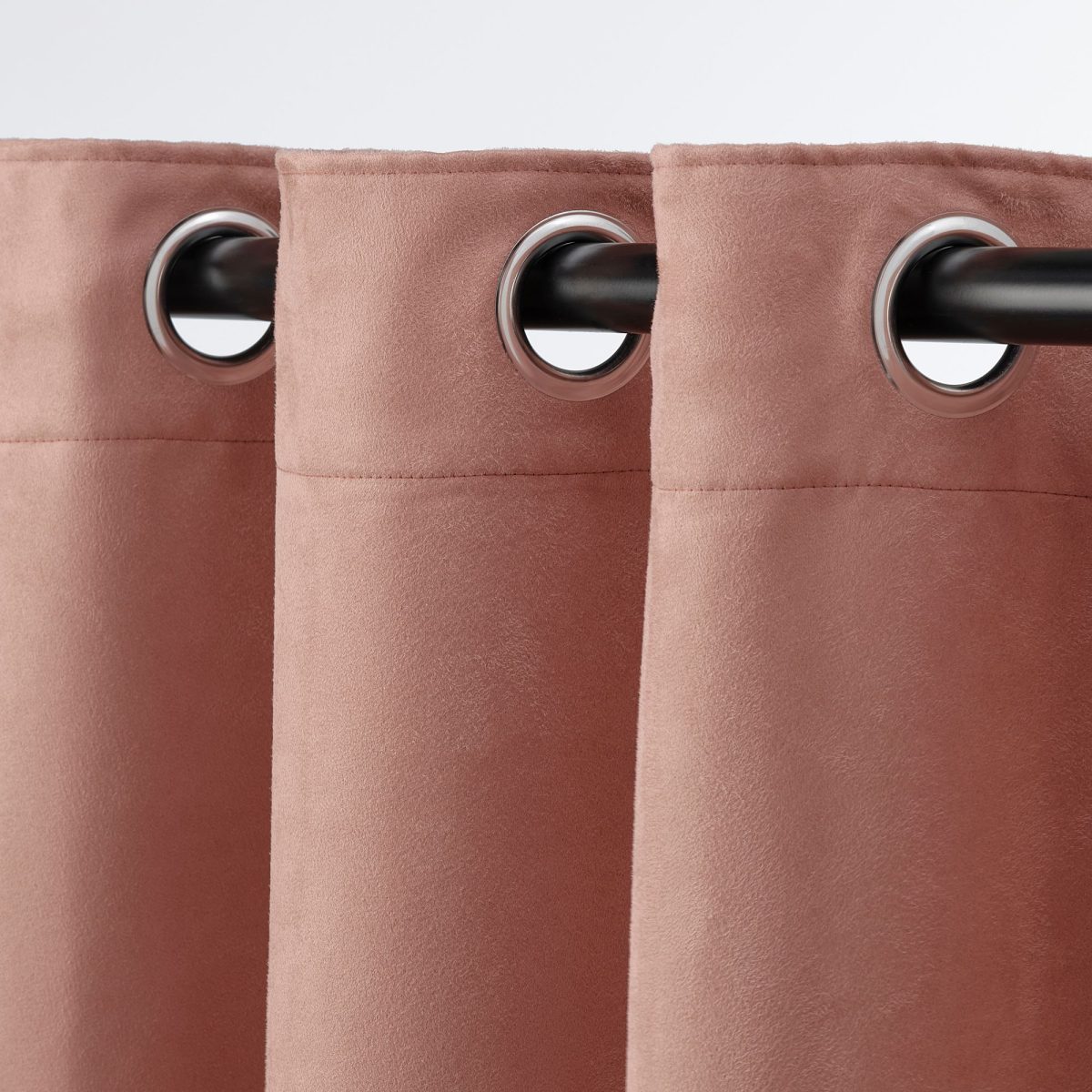 Karartma Perde/2 Kanat, Açık Pembe, 145x300 cm, Polyester – 3. görsel