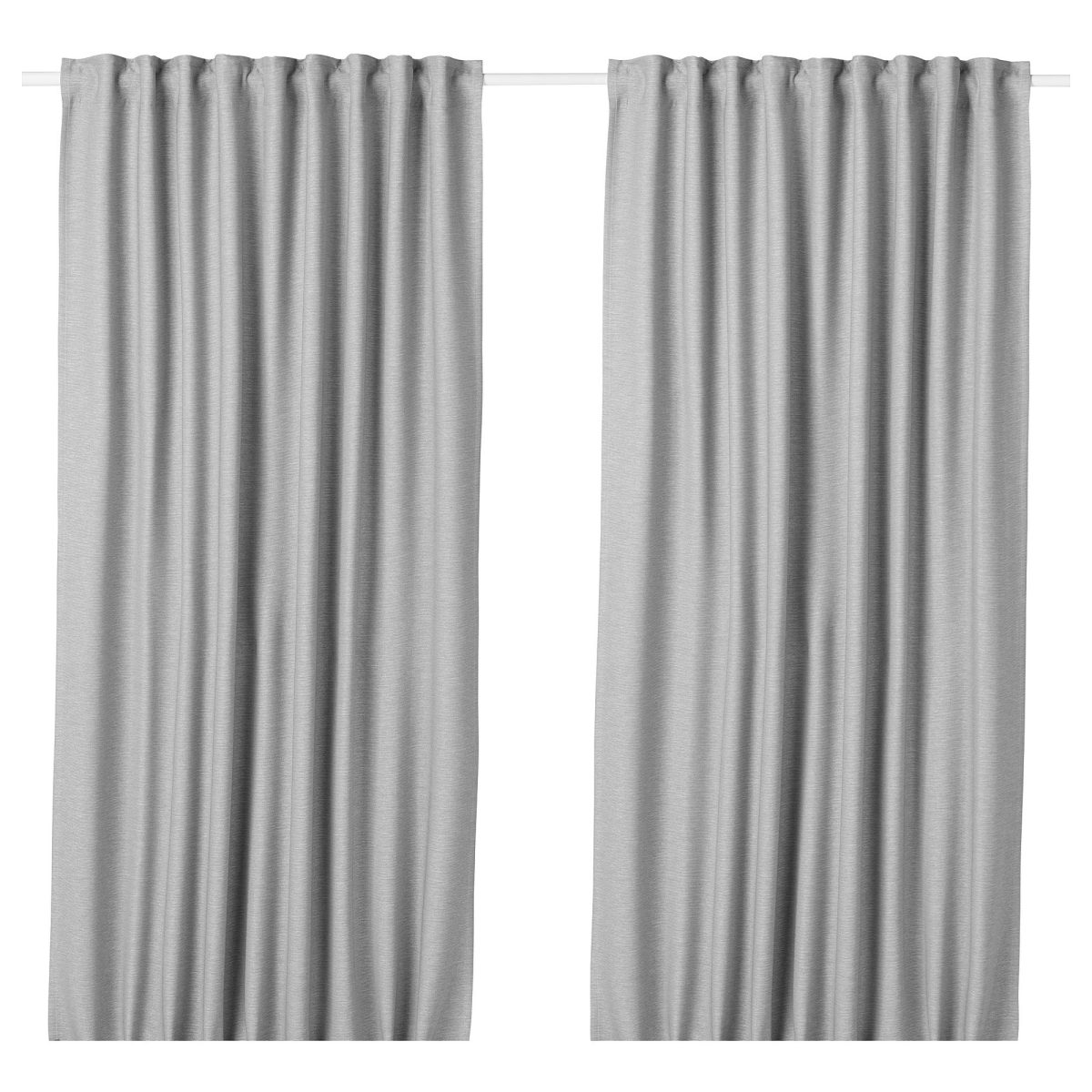 Karartma Perde/2 Kanat, Gri, 145x300 cm, Loş Işık, Polyester
