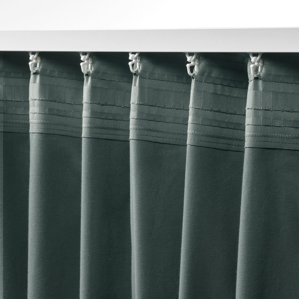 Karartma Perde/2 Kanat, Gri-Yeşil, 140x300 cm, Loş Işık, Pamuk – 2. görsel