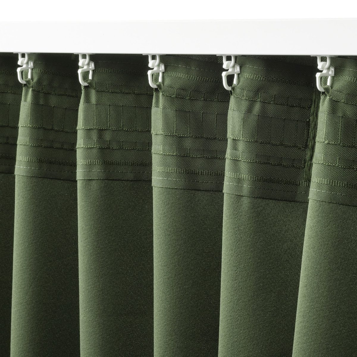 Karartma Perde/2 Kanat, Koyu Yeşil, 145x300 cm, Loş Işık, Polyester – 4. görsel