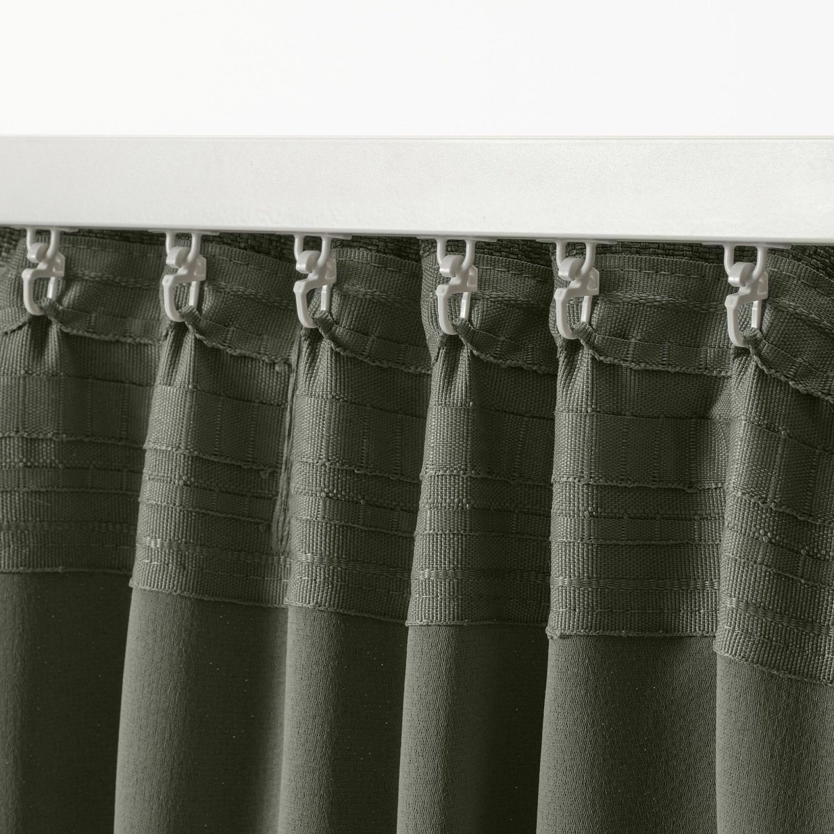 Karartma Perde/2 Kanat, Koyu Yeşil, 145x300 cm, Loş Işık, Polyester – 4. görsel