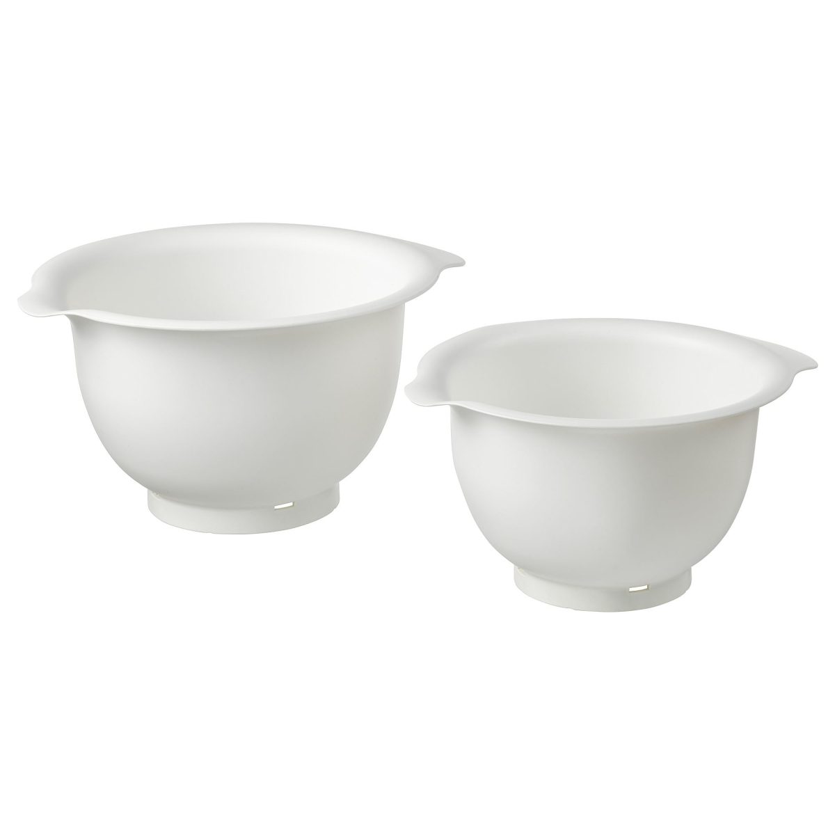 Karıştırma Kabı, Beyaz, 2,3 lt x 3,7 lt, 2 Parça