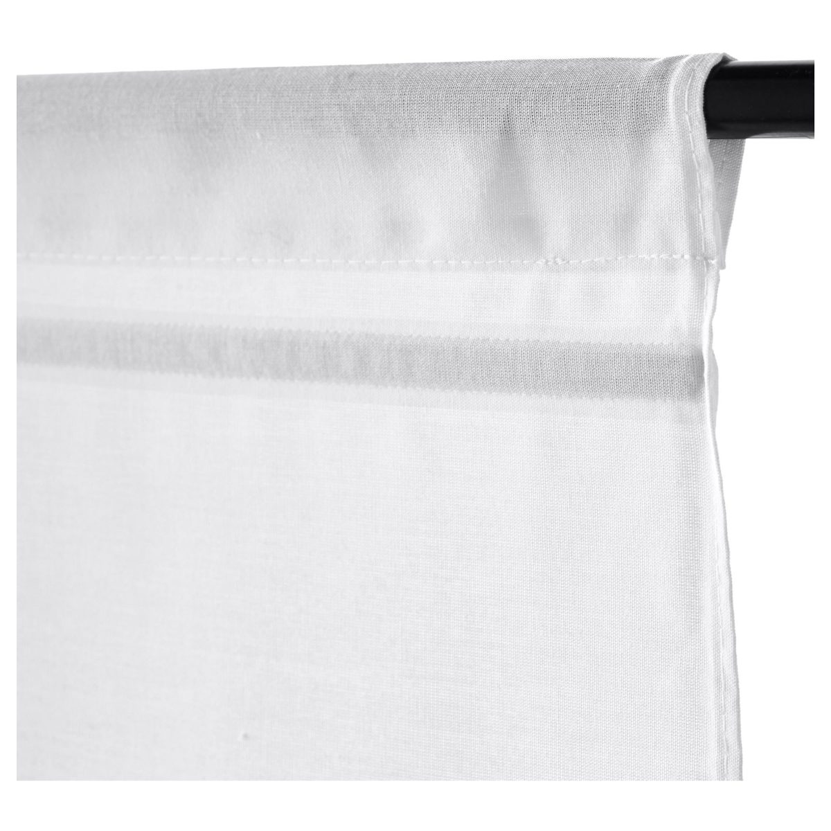 Katlamalı Stor Perde, Beyaz, 60x160 cm, Işık Filtreleyici, Polyester – 3. görsel