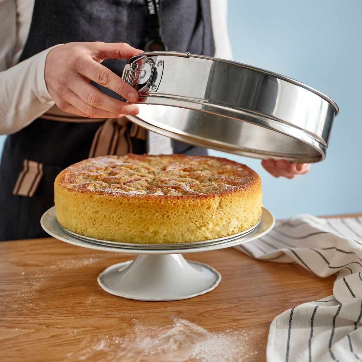 Kelepçeli Kek Kalıbı, Paslanmaz Çelik, 26 cm – 4. görsel