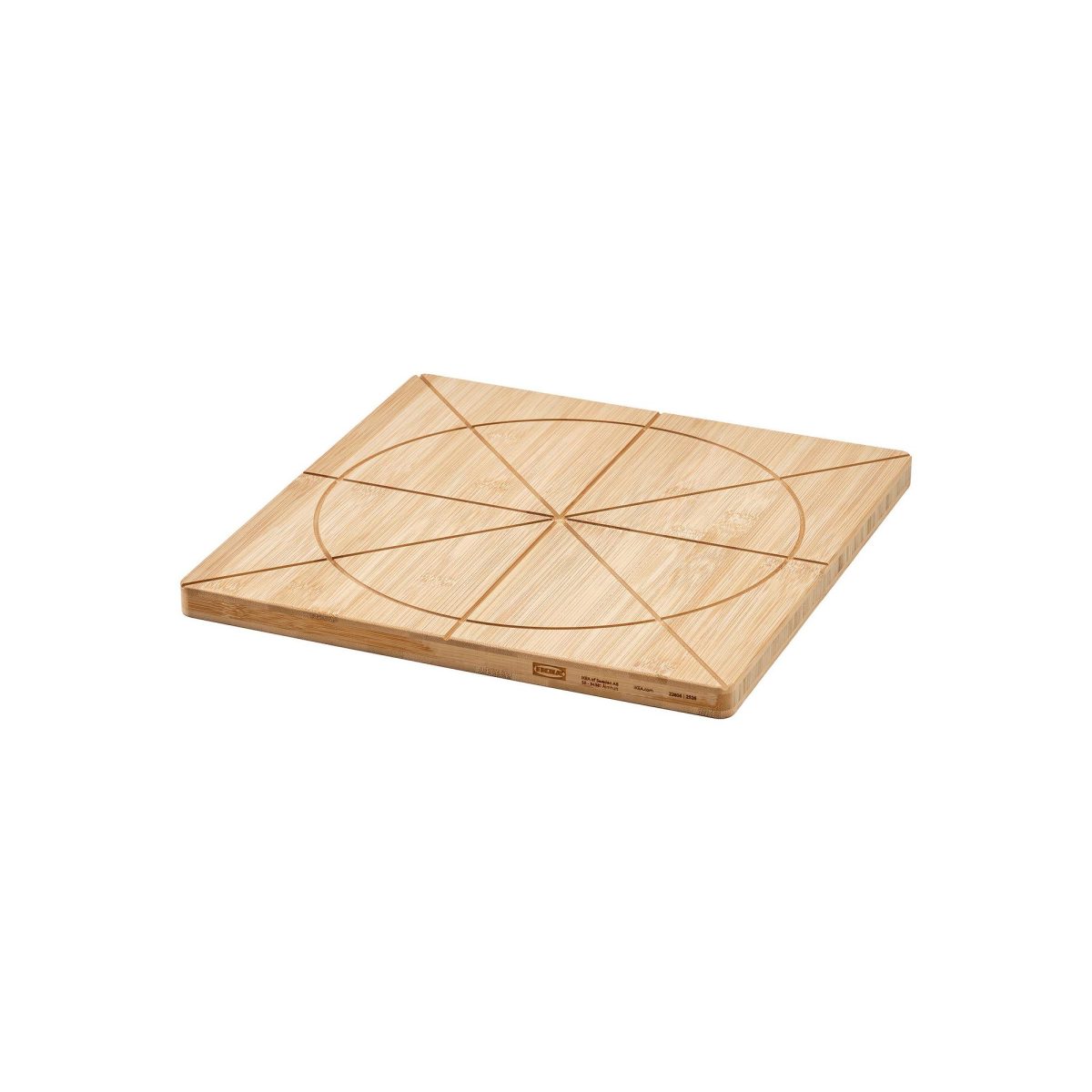 Kesme Tahtası, Bambu, 35x35 cm