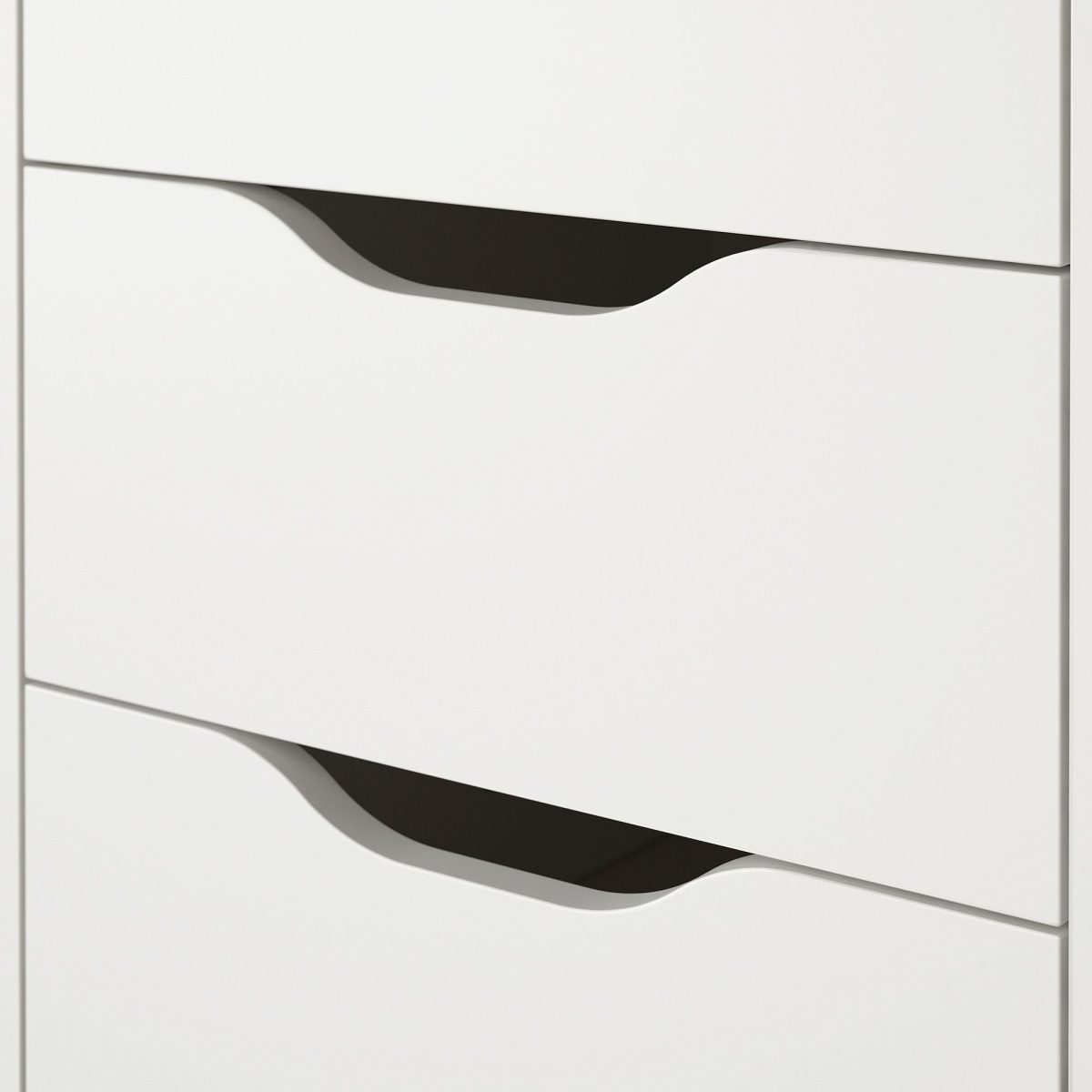 Keson, Beyaz-Siyah, 36x76 cm, Çekmeceli – 3. görsel