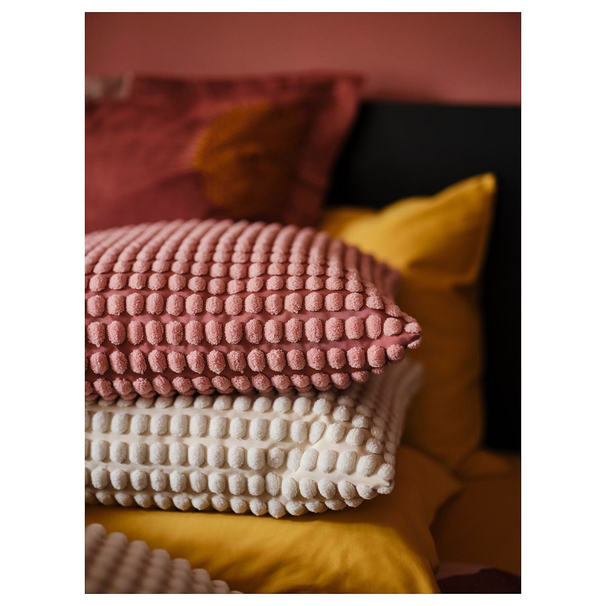 Kırlent Kılıfı, Açık Pembe, 50x50 cm – 4. görsel