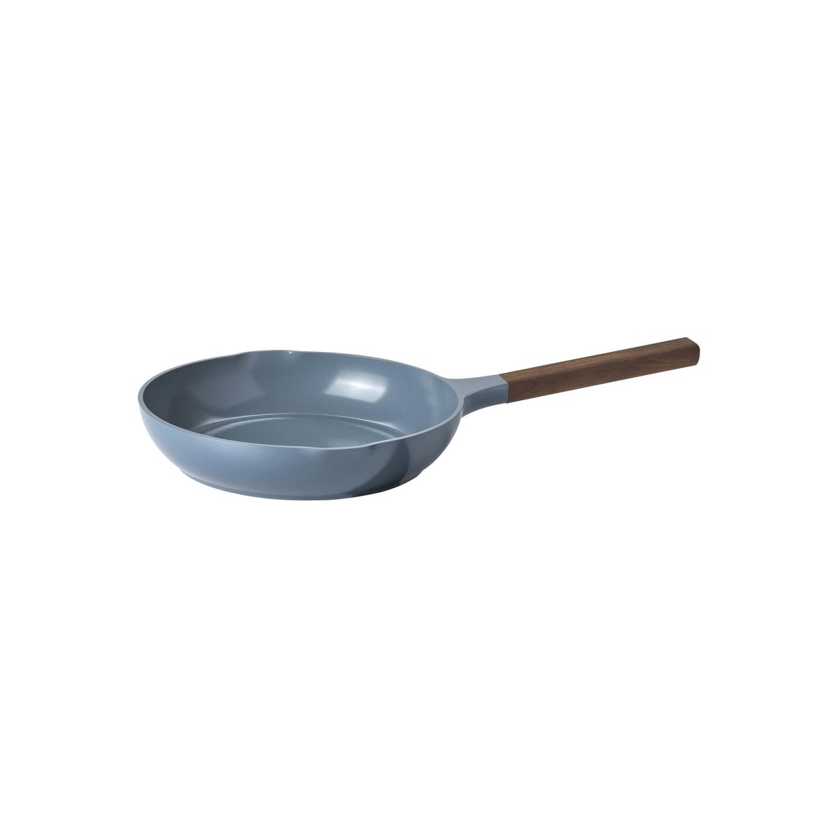 Kızartma Tavası, Yapışmaz Kaplama-Ahşap-Koyu Gri Mavi, 24 cm