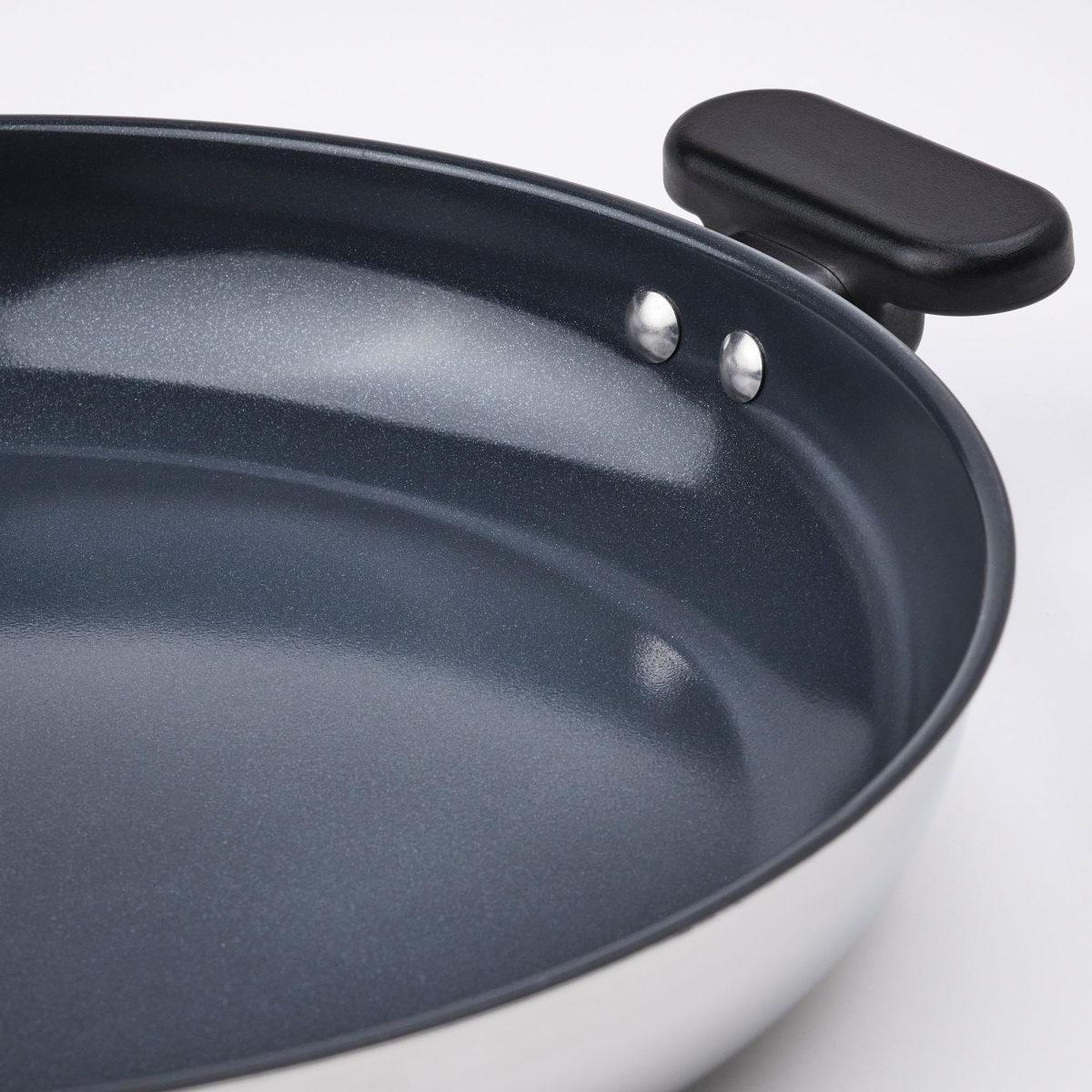 Kızartma Tavası, Yapışmaz Kaplama-Paslanmaz Çelik, 32 cm – 3. görsel