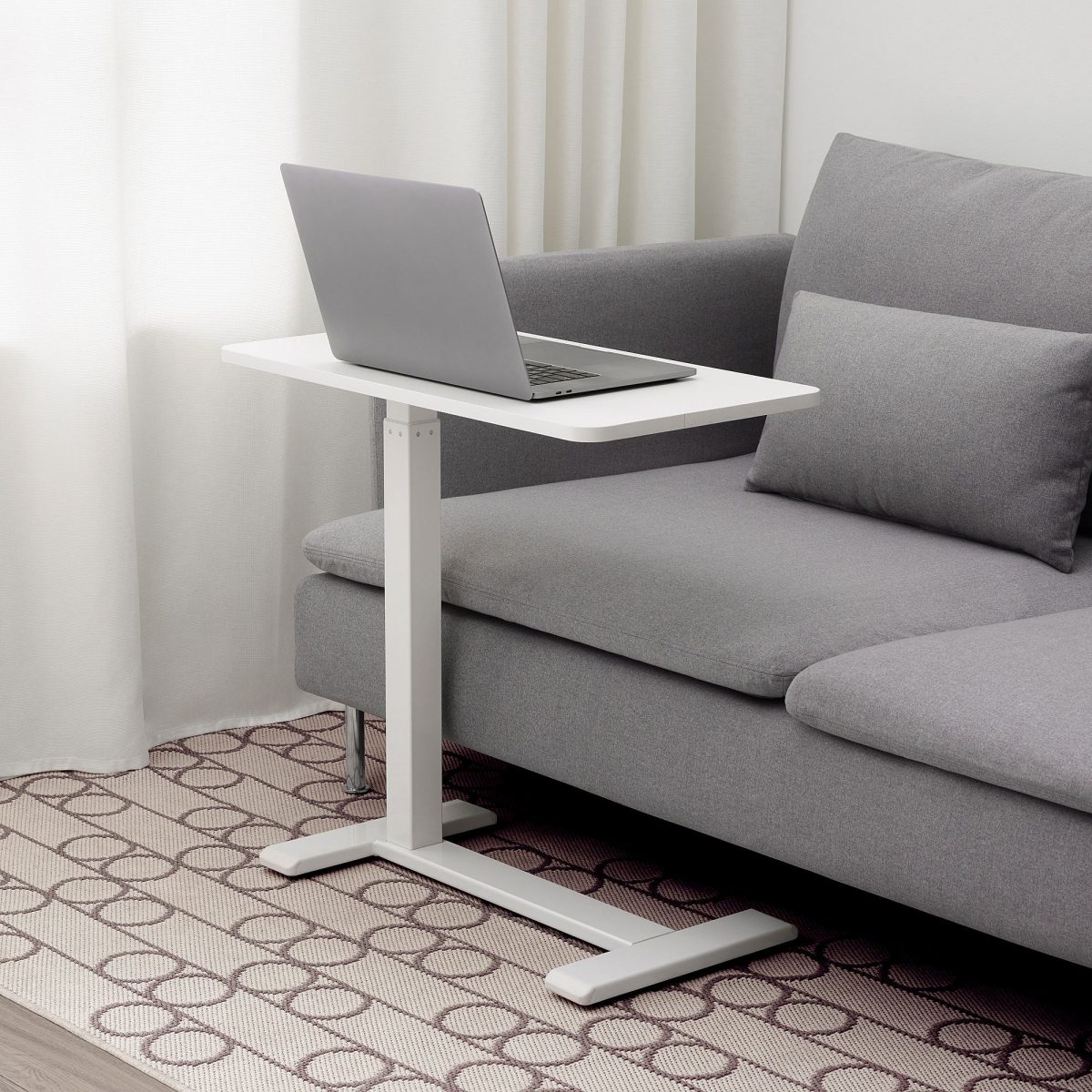 Laptop Masası, Beyaz, 68x36 cm – 2. görsel
