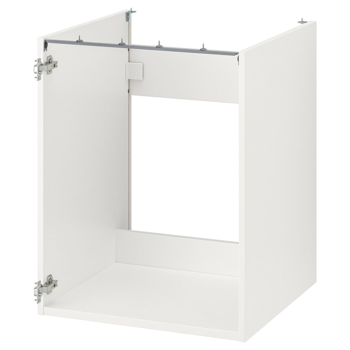 Lavabo Alt Dolabı İskeleti, Beyaz, 60x60x75 cm, Rafsız