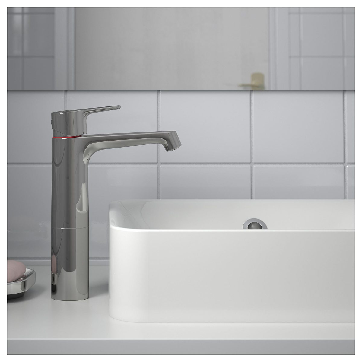 Lavabo Bataryası, Krom Kaplama, 27 cm – 3. görsel
