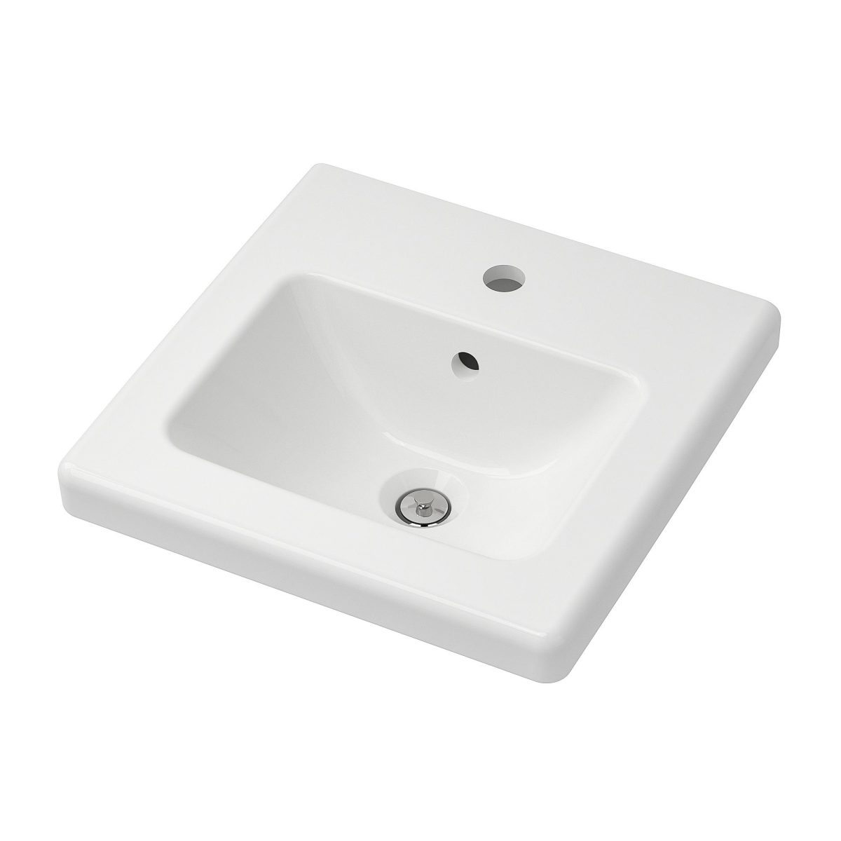 Lavabo, Beyaz, 44x43x5 cm